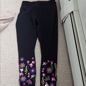 Floral Embroidered women’s leggings